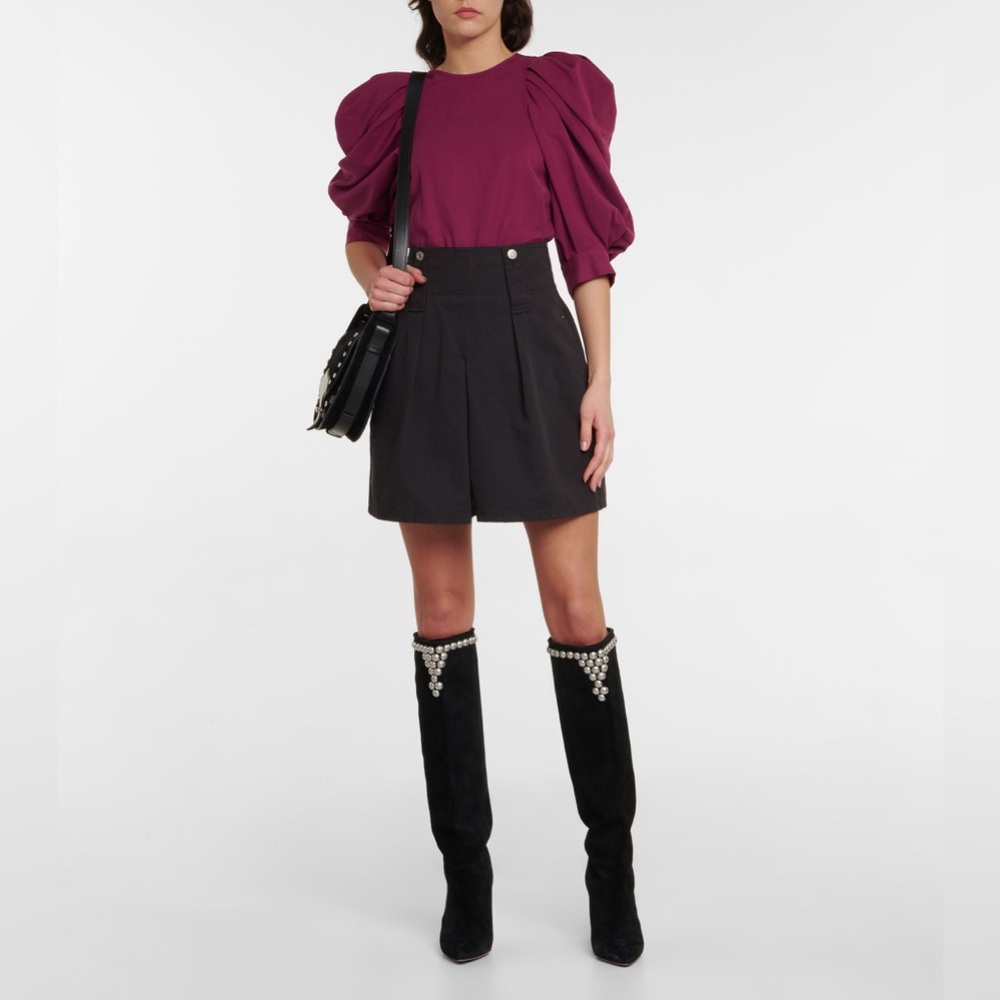 ISABEL MARANT Surya puff-sleeve TOP